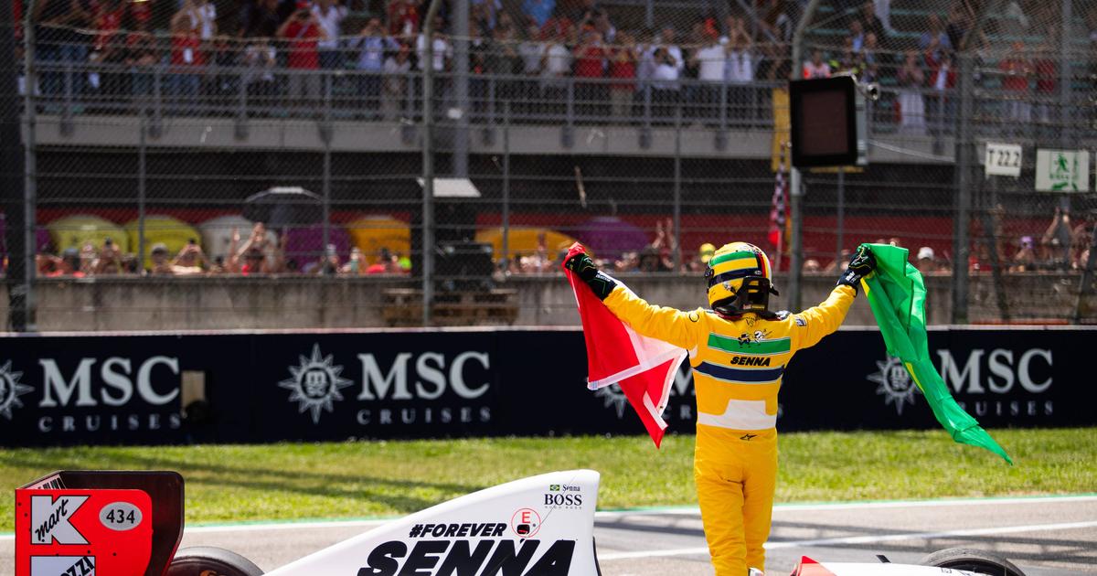 Regarder la vidéo Formule 1: McLaren dévoile une F1 spéciale en hommage à Ayrton Senna pour le Grand Prix de Monaco