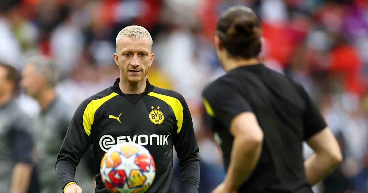 Reus on the Dortmund bench