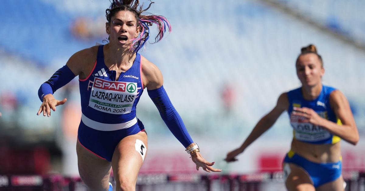 Regarder la vidéo Athlétisme : Lazraq-Khlass débute très bien son heptathlon au championnat d’Europe