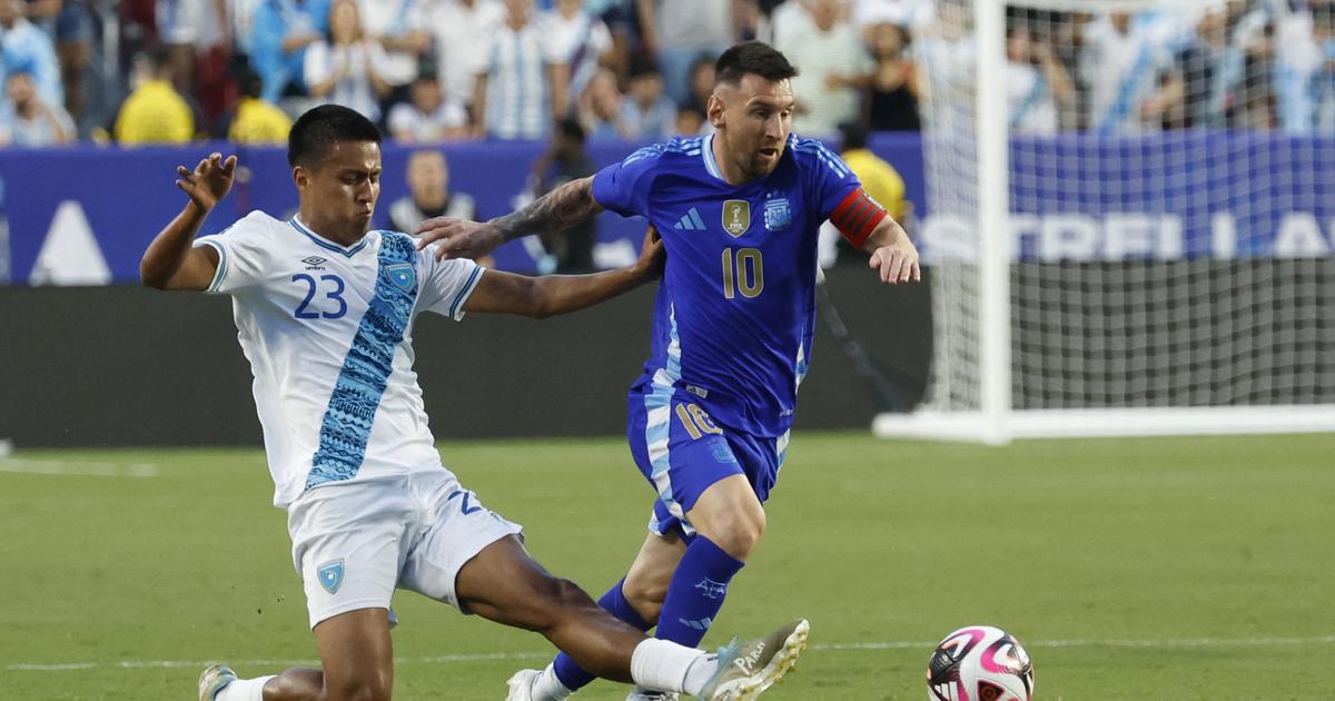 Regarder la vidéo Foot : Lionel Messi se régale pour son dernier match amical avant la Copa