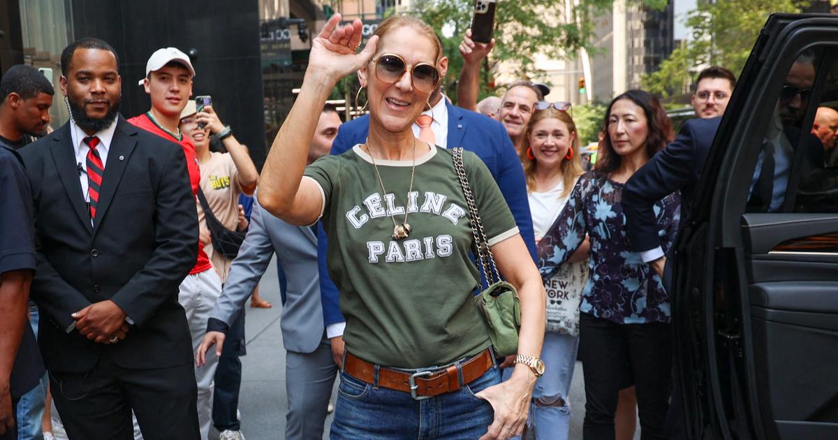 Celine Dion arrived in Paris a few hours before the opening ceremony