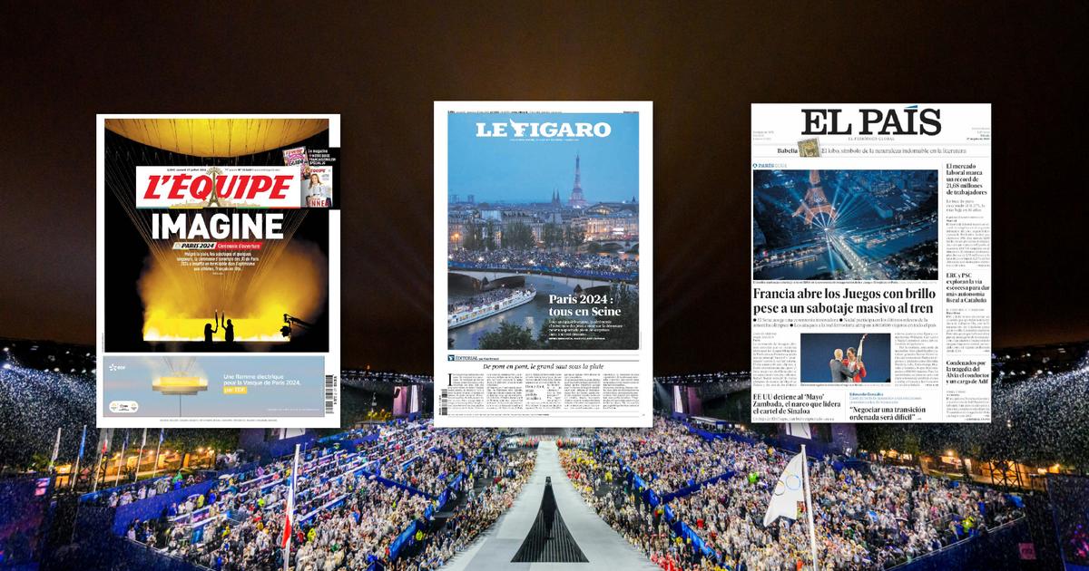 «Époustouflant», «apothéose», «grandeur olympique» : la revue de presse après la magique cérémonie d’ouverture des JO de Paris 2024