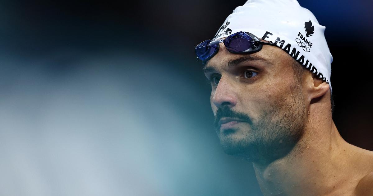 in the call room with Florent Manaudou