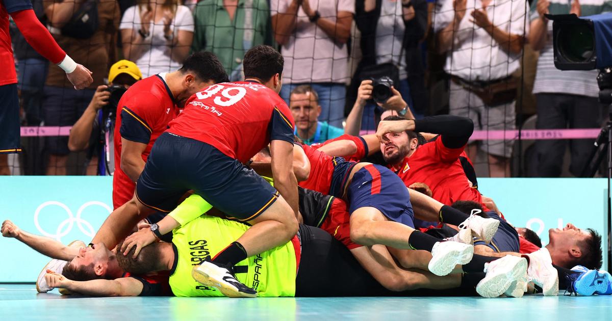 Regarder la vidéo JO - Handball : les Espagnols en bronze après leur victoire contre la Slovénie