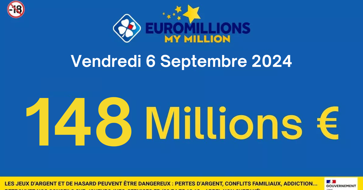 EuroMillions du vendredi 6 septembre 2024 : comment remporter le jackpot de 148 millions d'euros ?