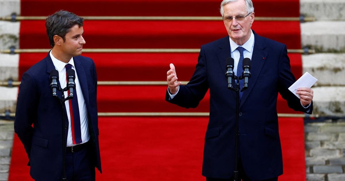 «je peux dire quelques mots? » : l’offensive inattendue de michel barnier face à gabriel attal lors de la passation de pouvoir