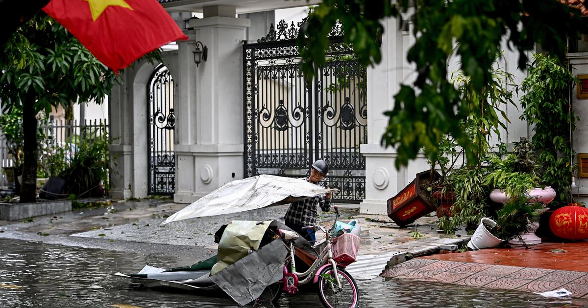 Au Vietnam, le typhon Yagi fait 9 morts et cause d’impressionnants dégâts