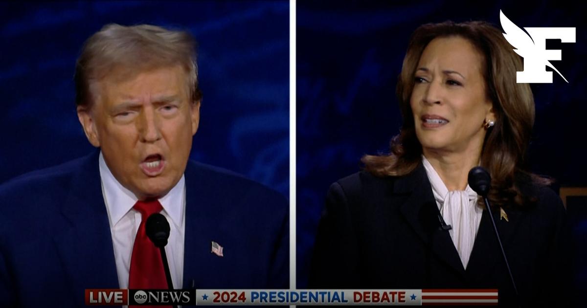 The American press takes part in the debate between Donald Trump and Kamala Harris