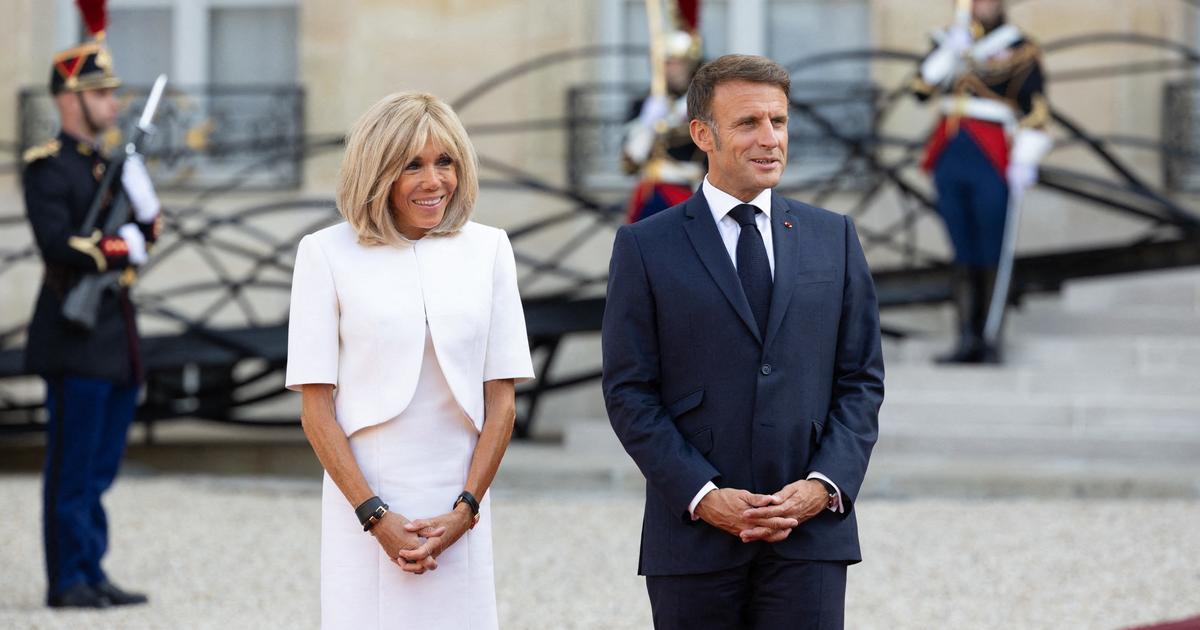 Emmanuel Macron and Brigitte Macron in Brittany for Heritage Days