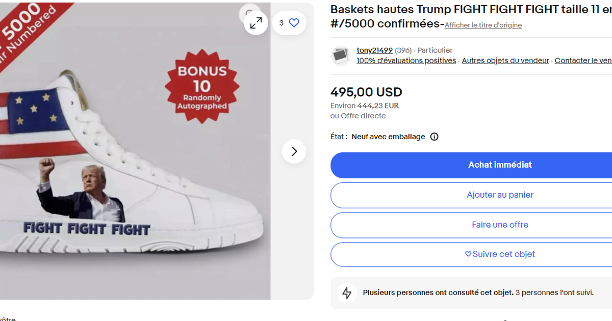 Bibles, sneakers, coins… These Trump-branded derivative products are on sale