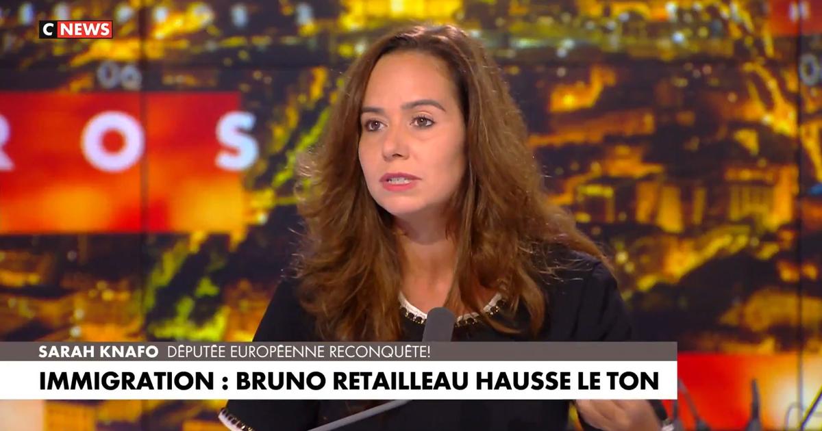 Propos de Retailleau sur l’«État de droit» : «Il nous a rendu heureux», se réjouit Sarah Knafo (1/1)