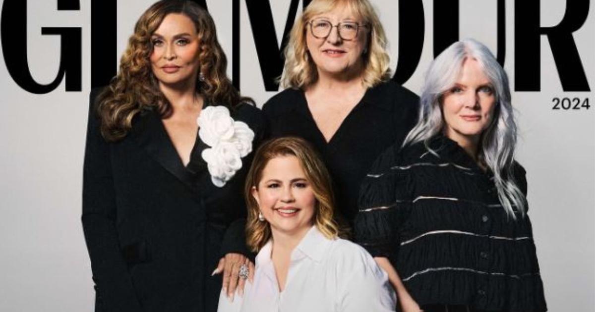 Mothers of Beyoncé, Selena Gomez, Billie Eilish and Travis Kelsey on the cover of American Glamor magazine.