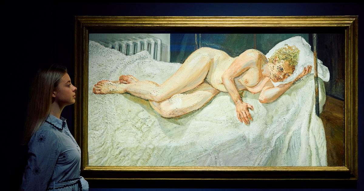 A nude by Lucian Freud sold for 16.6 million euros at auction