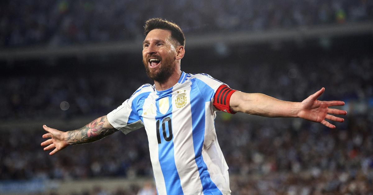 Regarder la vidéo Foot: un triplé et deux passes décisives, Lionel Messi resplendit toujours à 37 ans avec l’Argentine