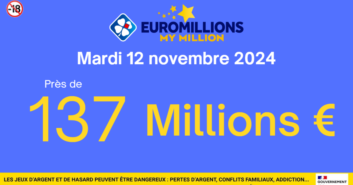 EuroMillions du mardi 12 novembre 2024 : comment remporter le jackpot de 137 millions d’euros ?