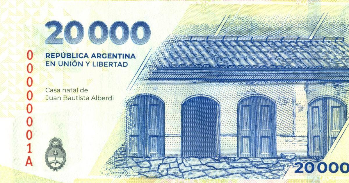 L'Argentine lance un billet de 20.000 pesos, sa plus grosse coupure en circulation L'Argentine lance un billet de 20.000 pesos, sa plus grosse coupure en circulation