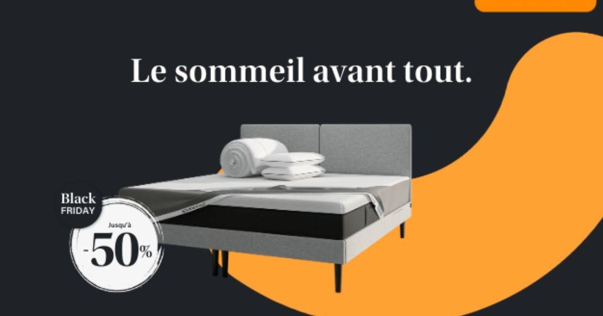 Black Friday : top 3 des offres Emma Matelas !