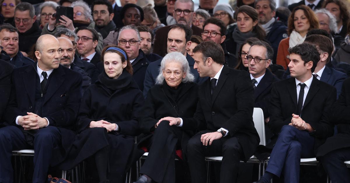 PHOTOS - Hommage à Robert Badinter : sa veuve Élisabeth et ses enfants ...
