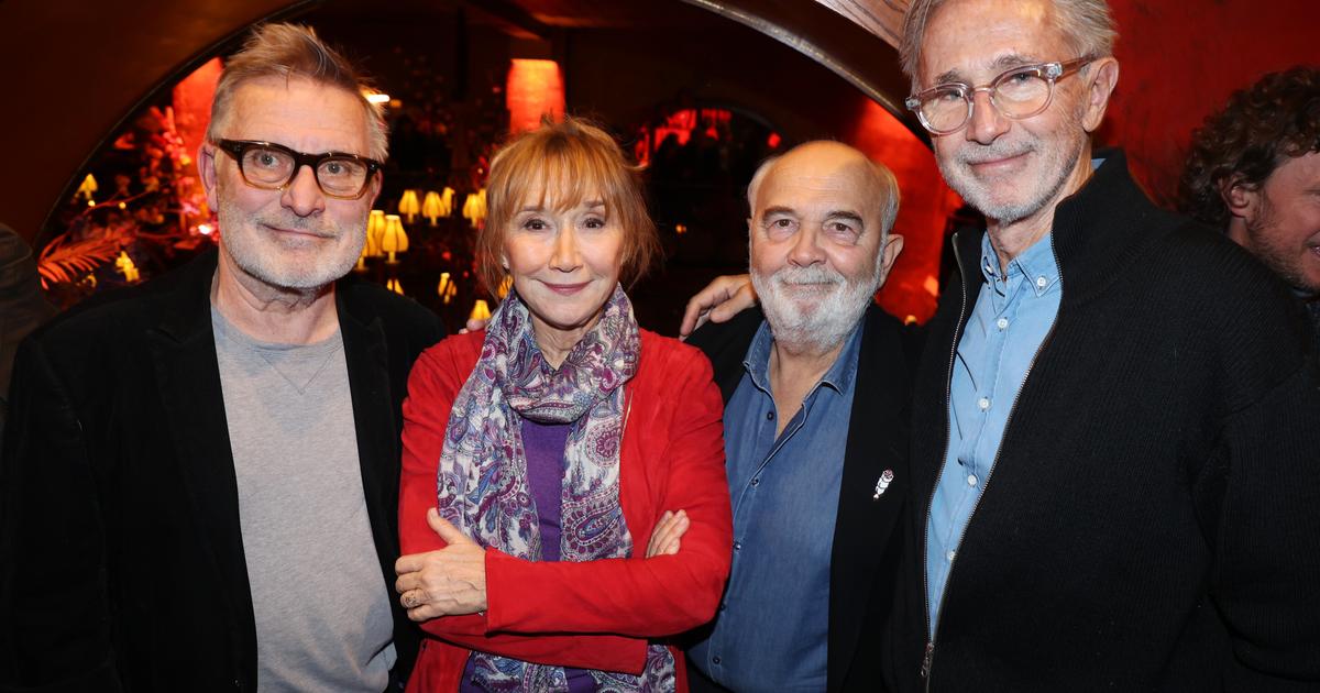 PHOTOS - Gérard Jugnot, Thierry Lhermitte, Marie-Anne Chazel… Le Splendid presque au complet, la compagne de Michel Blanc très discrète