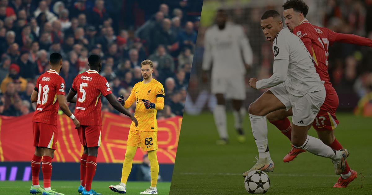 Regarder la vidéo Liverpool-Real Madrid : Anfield incandescent, les Français en grande forme, Mbappé passe à côté... Coups de cœur et coups de griffe