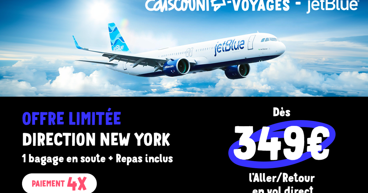 Fly to New York at crazy prices with Cdiscount Voyages