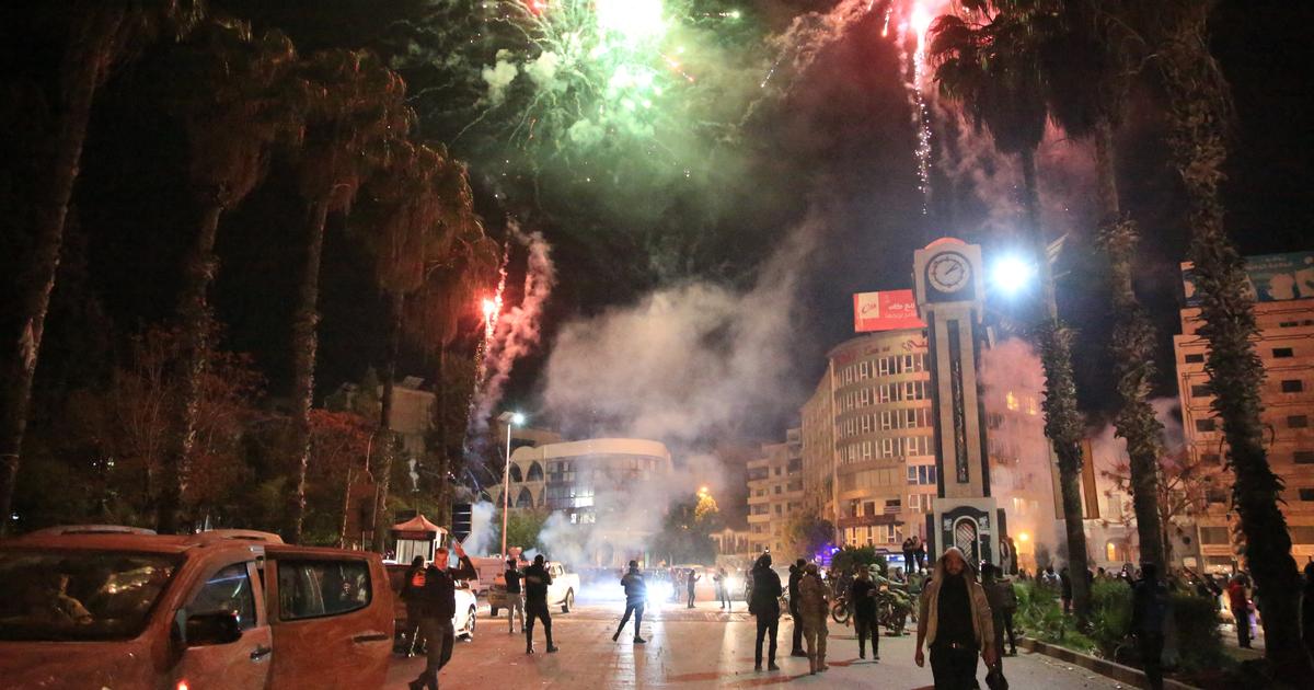 Tirs en l’air, feux d’artifice... La Syrie en liesse après la chute du régime de Bachar el-Assad