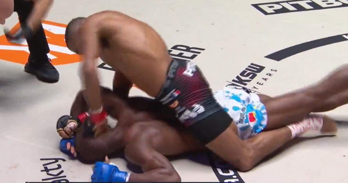 Regarder la vidéo MMA : intouchable, Parnasse met Varela KO dès deuxième round et s’adjuge le KSW à Paris (vidéo)