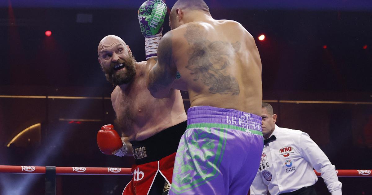 Fury-Usyk : combat furieux, sabre de cosaque et pluie de stars, les images fortes du choc des poids lourds