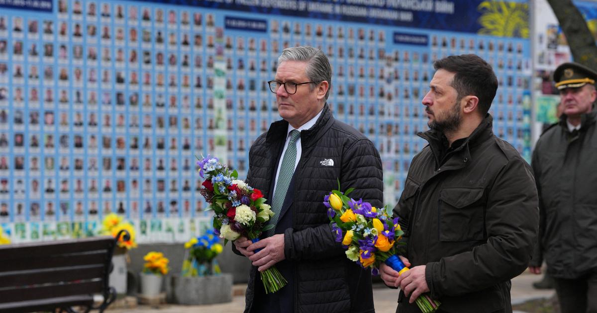 Guerre en Ukraine : sirène aérienne et explosions entendues à Kiev pendant la visite de Keir Starmer