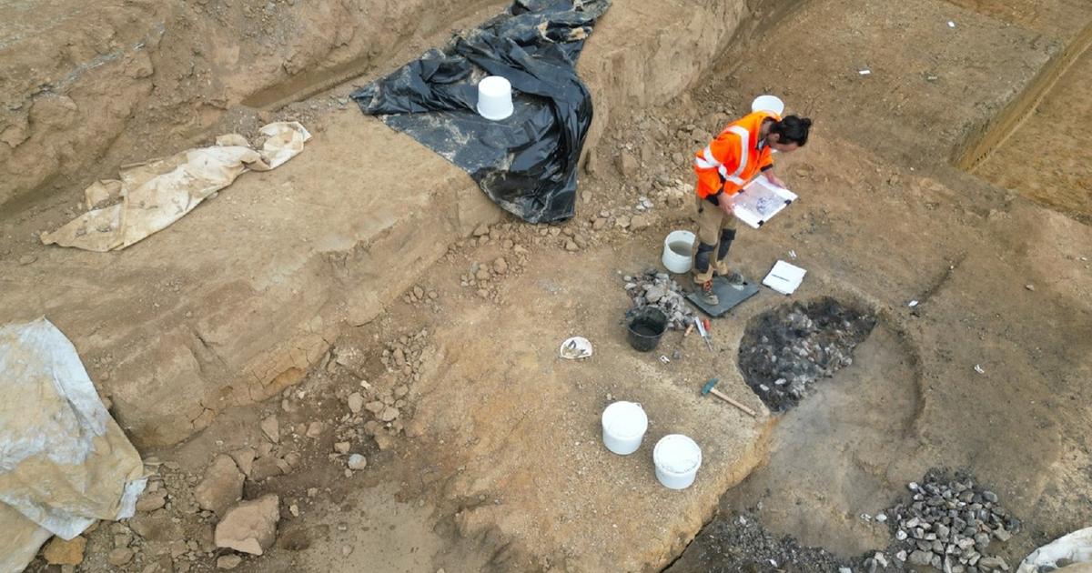 A rare example of a Neolithic house, more than 7000 years old, discovered in the Var