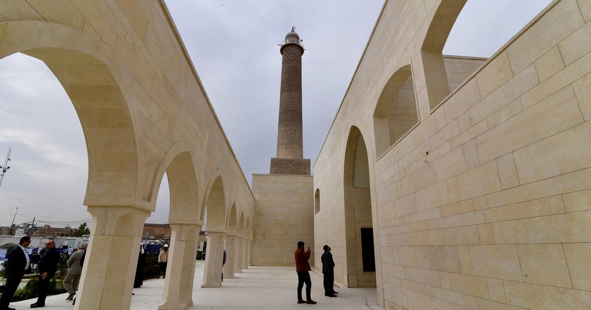 The restoration of the great Al-Nouri mosque in Mosul “gives its identity” to the Iraqi city