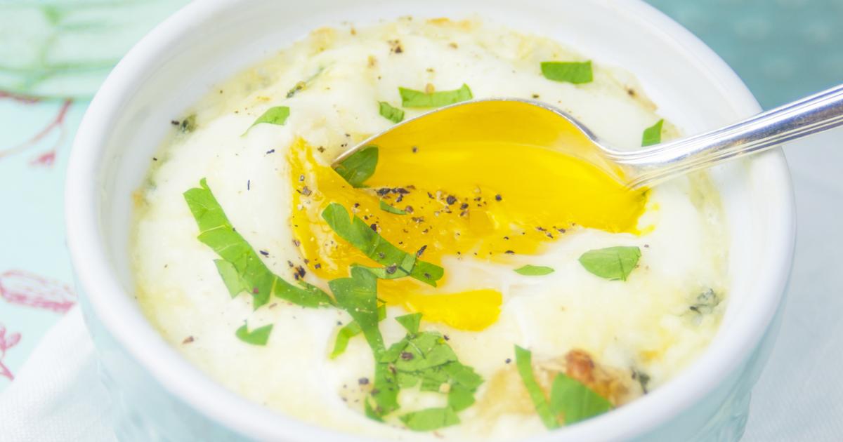 oeuf cocotte micro vap Œuf cocotte au micro VAP