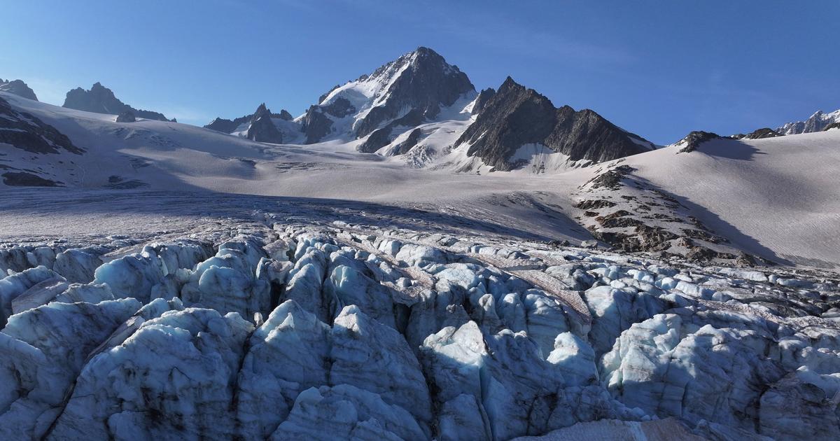 フランスの山では、問題の氷河の保護