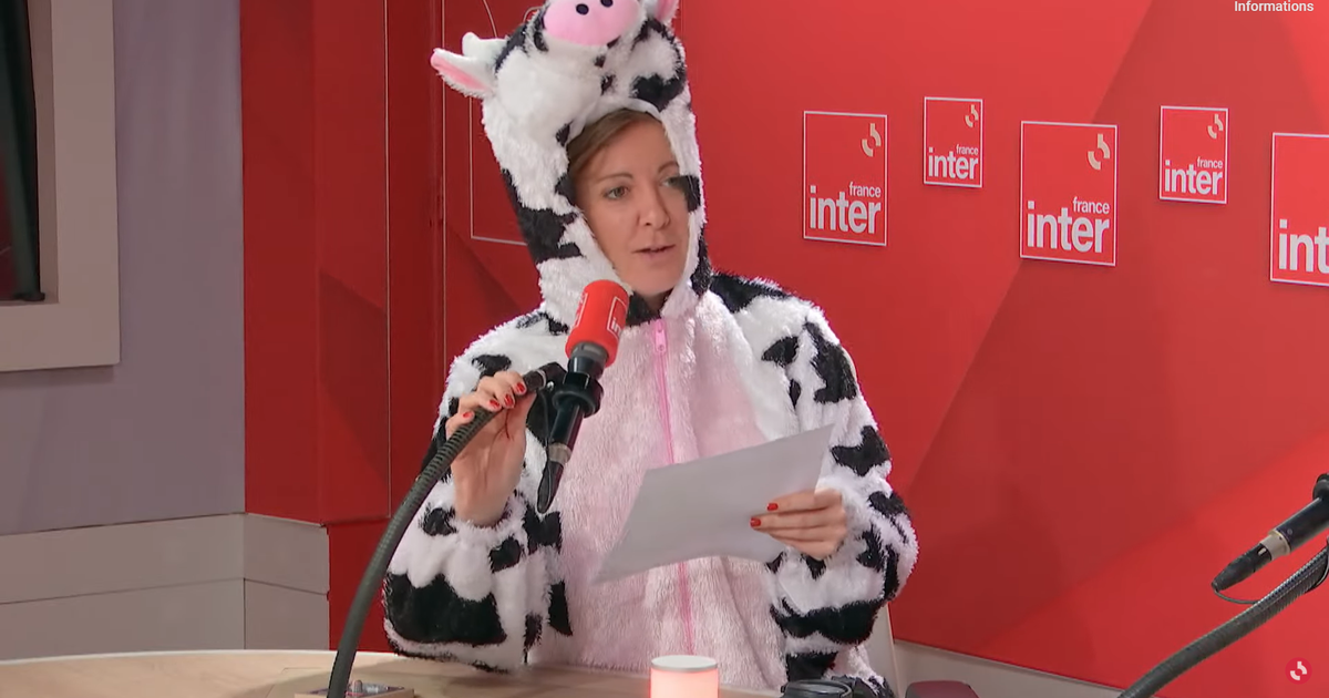 «C’est moi la vache Siri» : Charline Vanhoeanacker déguisée en bovin sur France Inter