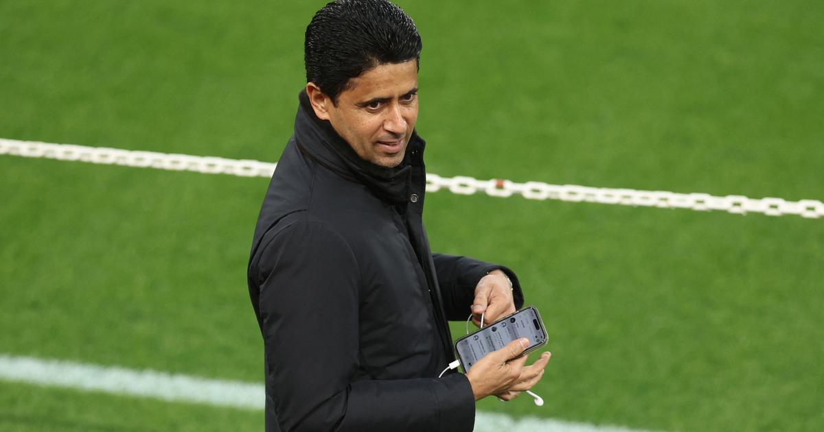 Regarder la vidéo «Les joueurs ont écrit l’histoire» : Nasser Al-Khelaïfi aux anges après Liverpool-PSG