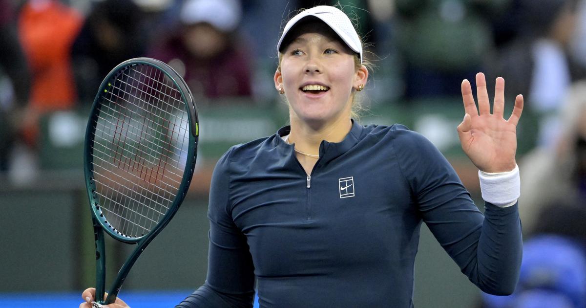 Tennis : la sensation Mirra Andreeva affrontera Aryna Sabalenka en finale à Indian Wells