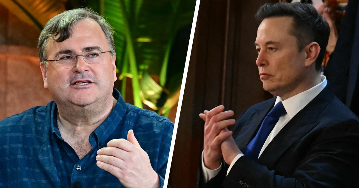 «C’est lui qui m’en veut» : le torchon brûle entre Elon Musk et le cofondateur de LinkedIn, Reid Hoffman