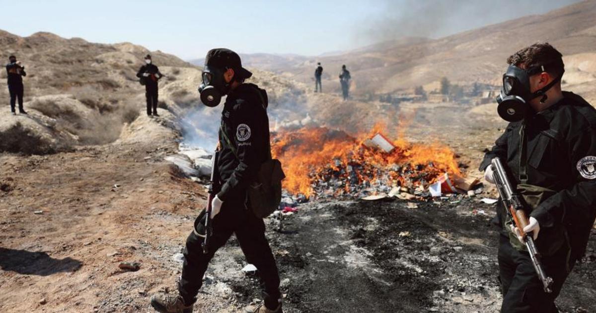À la frontière libanaise, l’armée syrienne engagée contre le trafic de captagon