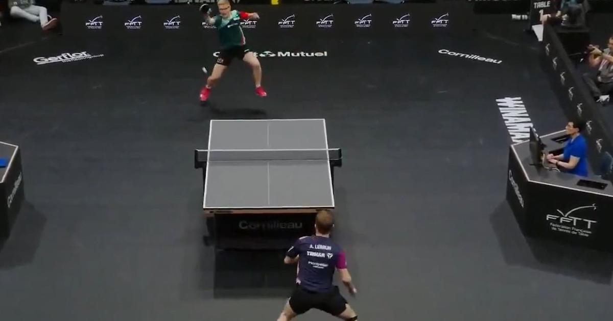 Tennis de table : en vidéo, l’échange exceptionnel entre Alexis et Félix Lebrun en finale des Championnats de France