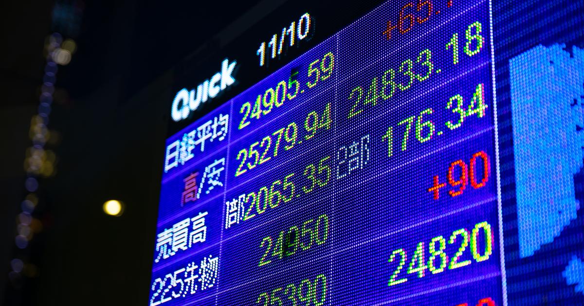 東京証券取引所は4％減少し、税関戦争によって圧倒されました