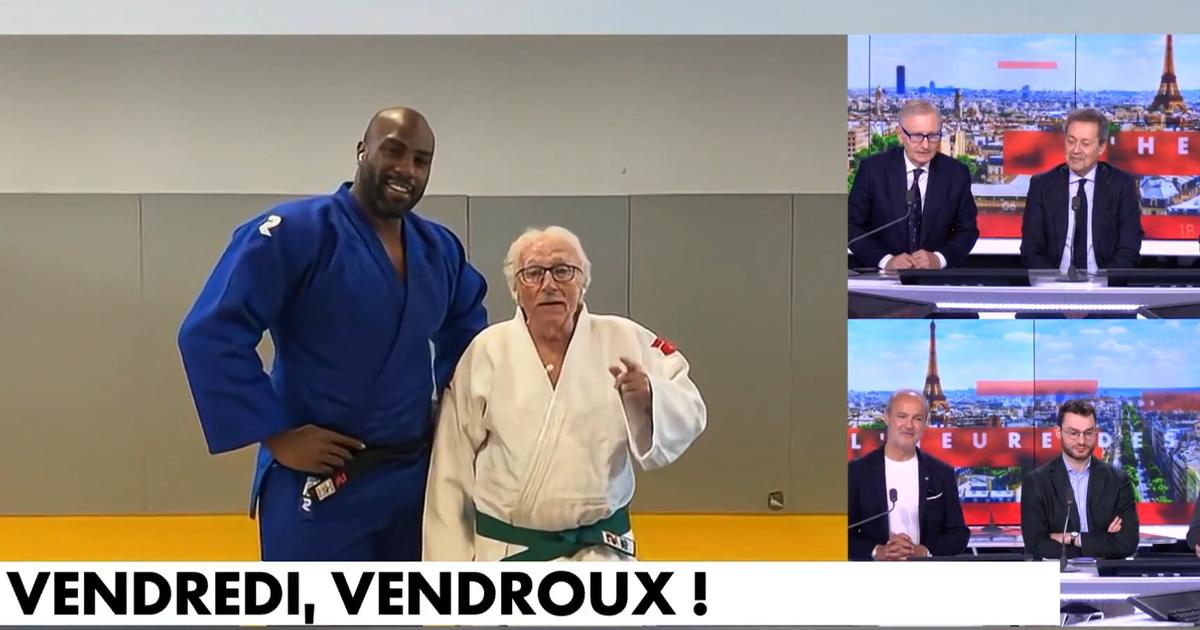 Vendroux vs Riner: Judo Throw Attempt in “The Time of the Pros