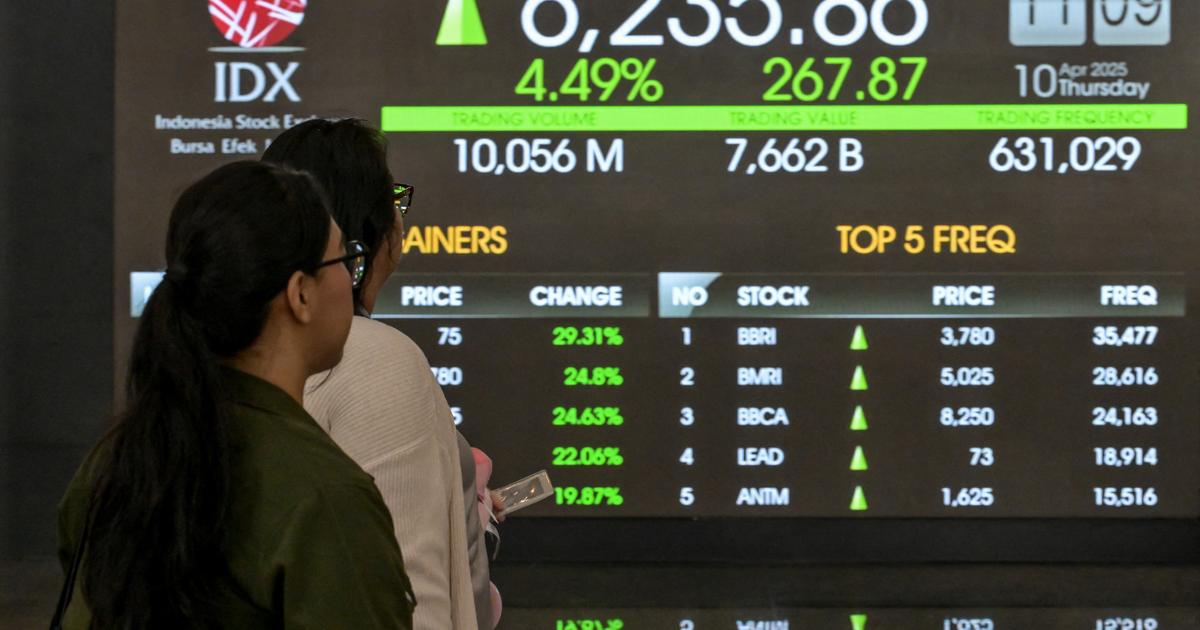 Droits de douane : les Bourses européennes clôturent en hausse, New York s’enfonce dans le rouge