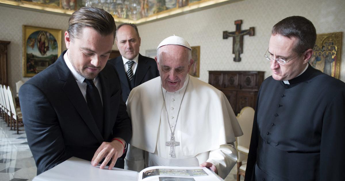 Juliette Binoche, Leonardo DiCaprio, Gad Elmaleh... En photos, ces stars qui ont rencontré le pape François