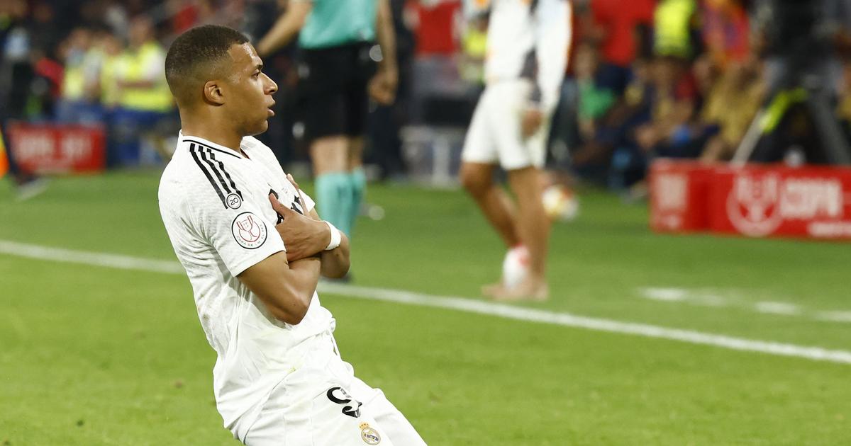 Barcelone-Real Madrid : en vidéo, le premier but de la carrière de Mbappé sur coup franc direct
