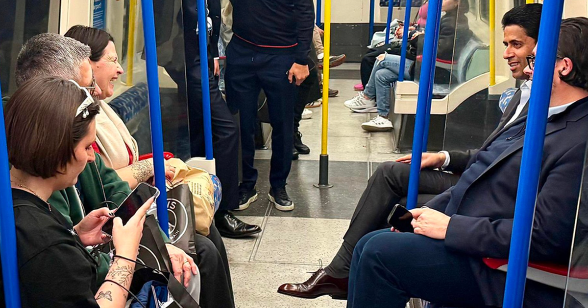 Ligue des champions : Nasser Al-Khelaïfi aperçu dans le métro londonien à la veille de la demi-finale aller du PSG face à Arsenal
