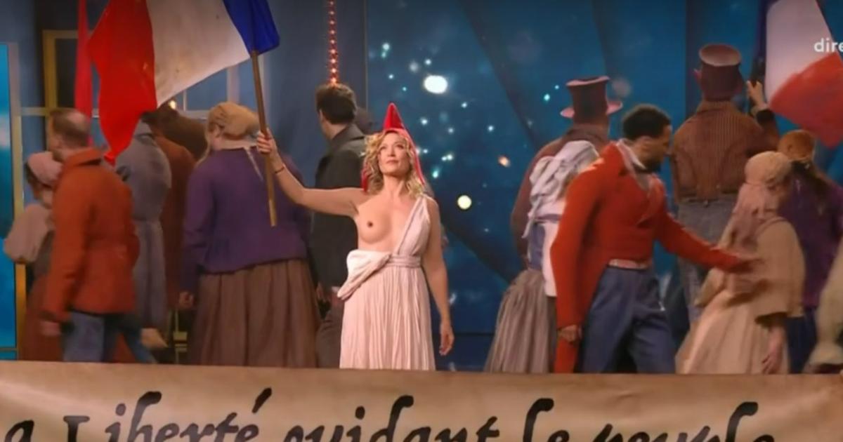 Molières 2025 : Caroline Vigneaux apparaît sein nu et interpelle Rachida Dati