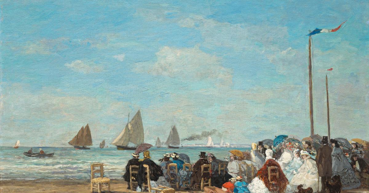 Monet-Boudin : été 1870, parties de plage