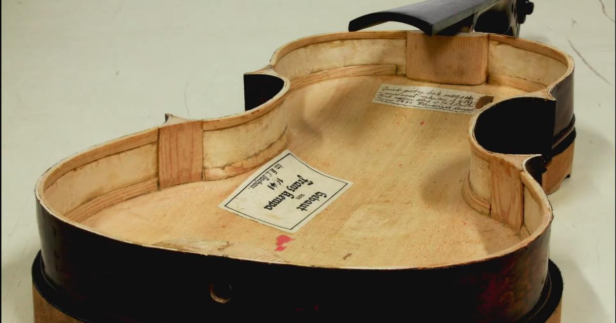 A violin made by a prisoner in Dachau identified 80 years later