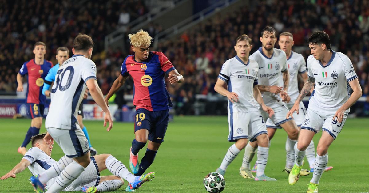 ライブ-InterMilan -FCバルセロナ：サンシロと新しい壮大な夜の惑星の足の夢