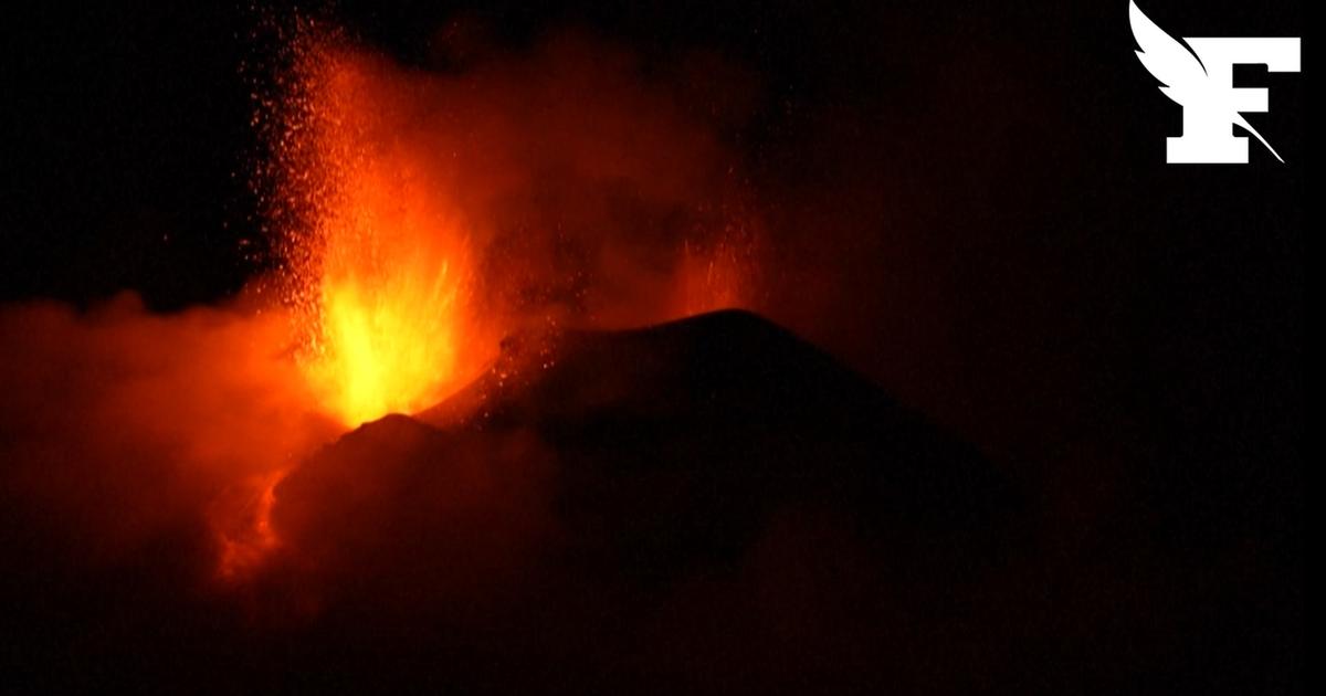 Italie : les images impressionnantes de l’éruption de l’Etna